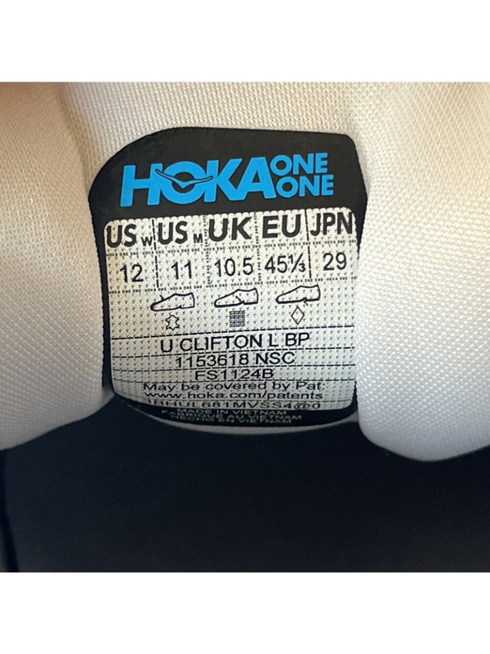 Hoka One One U Clifton L BP Womens Sneakers Size 12 Floral Embroidery White - Picture 2 of 16